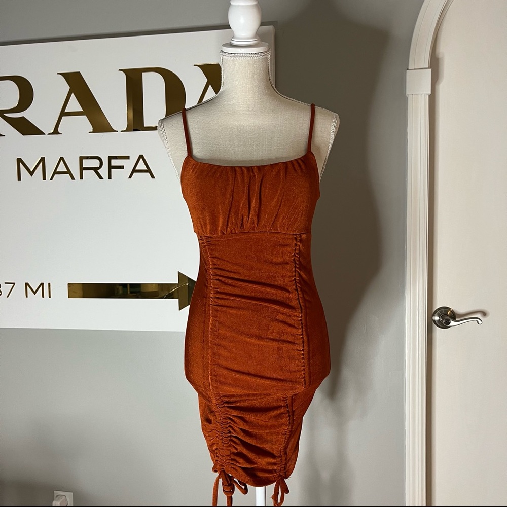 Orange dress